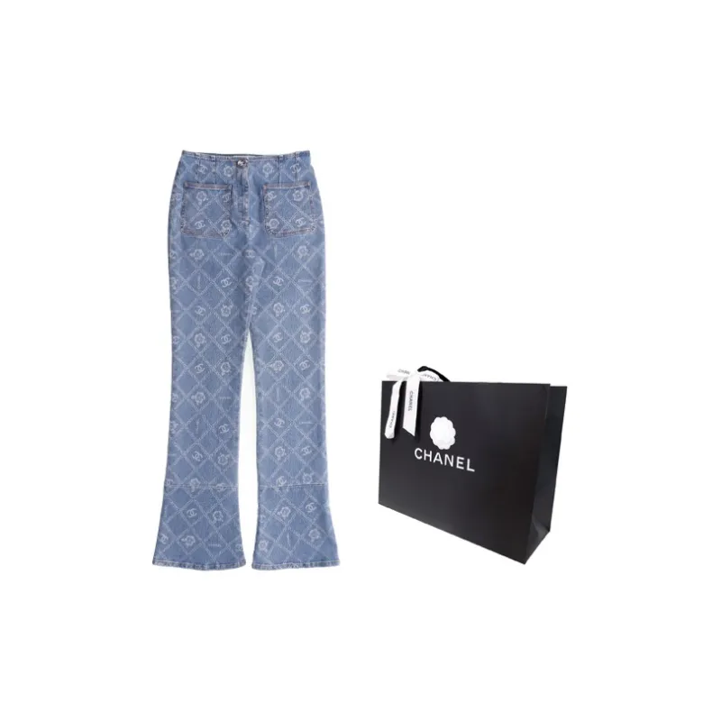 CHANEL Jeans Women's Blue-2