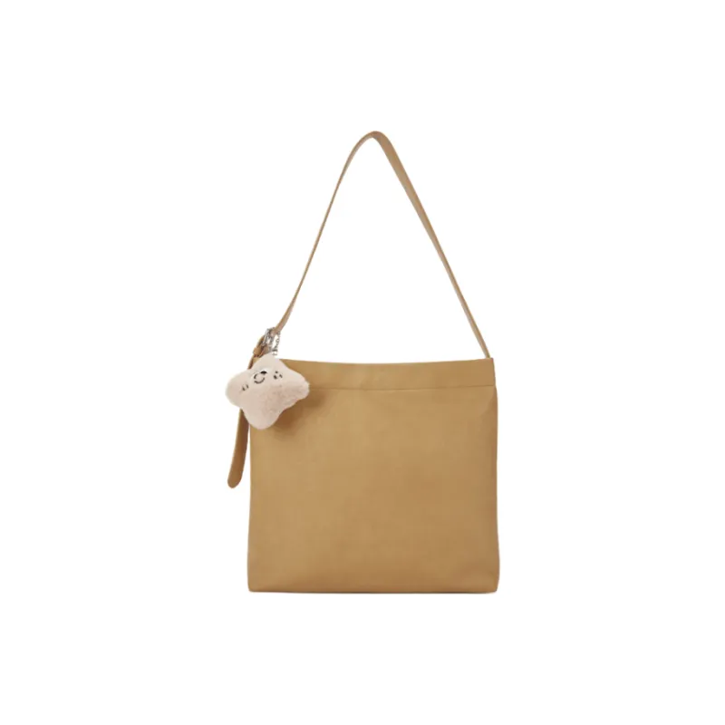 Hotwind Polyurethane Bonded PU Leather Shoulder Bag Regular Women's Light Brown/Beige-0