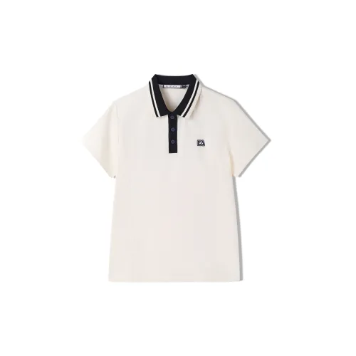 Elle Active Polo Shirts Women's Apricot Cream