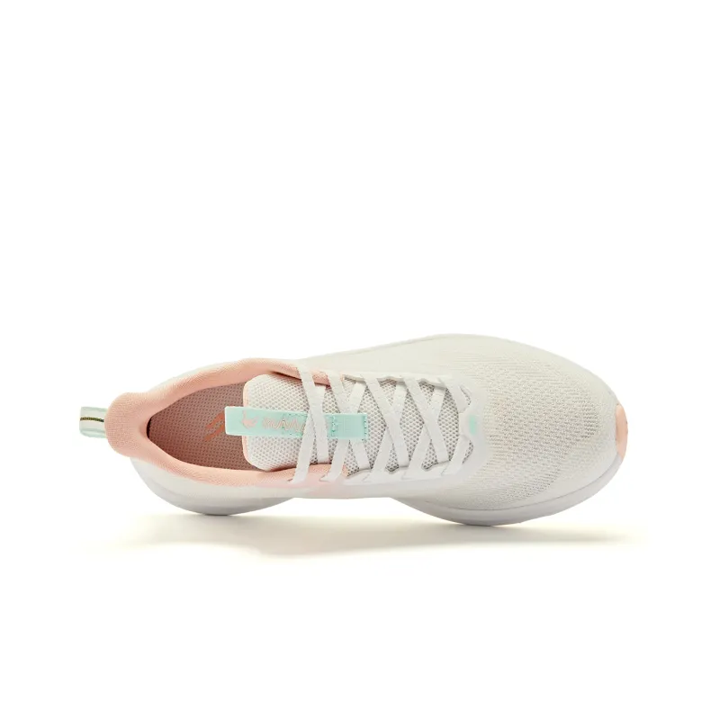 QIAODAN Light Speed 4.0 Breathable Lightweight Low-Top Running Shoes Women's White-3
