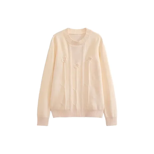 I BELIEVE YOU Knitwear Women's Creamy Apricot