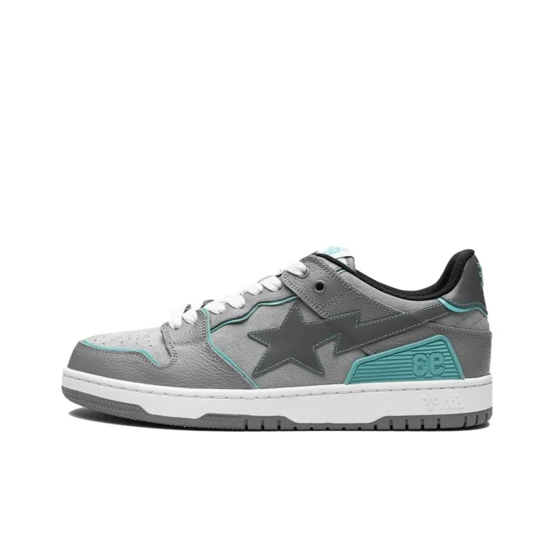 BAPE A BATHING APE Bape SK8 Sta Grey Turquoise-0