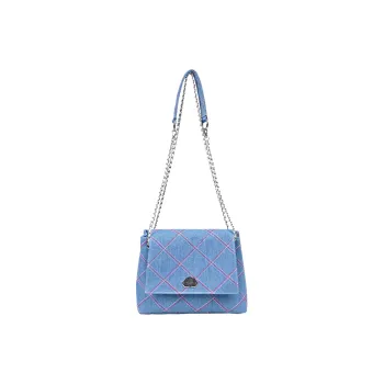 REBIRTH Denim Handbag Women's Fresh Look Blue Graphite Black
