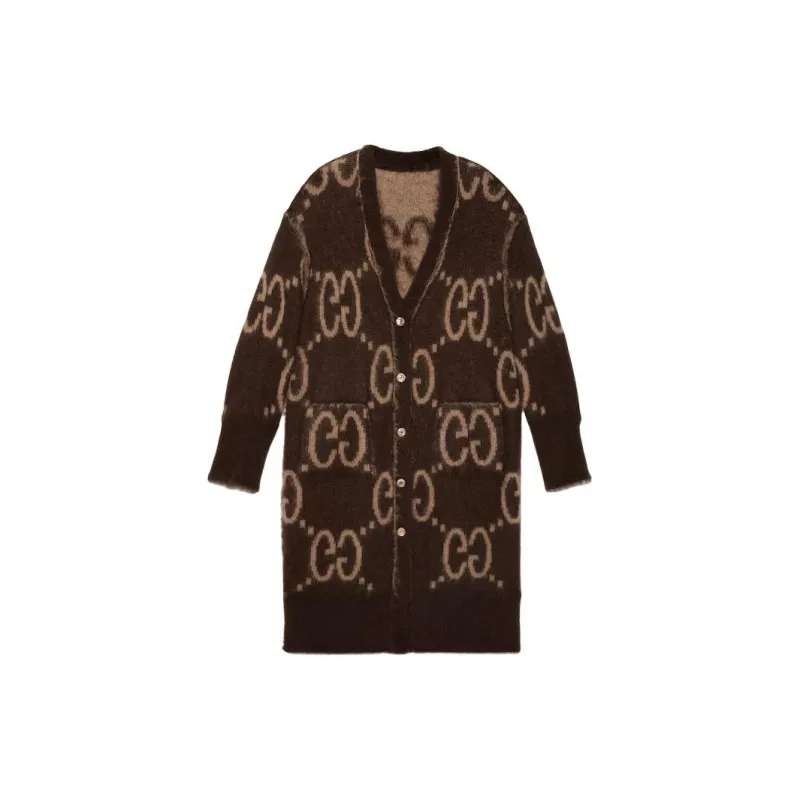 GUCCI Gg Long Cardigan-1