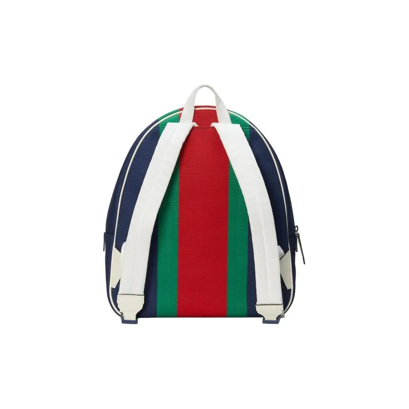 GUCCI Canvas Backpack Kids' Dark Blue-3