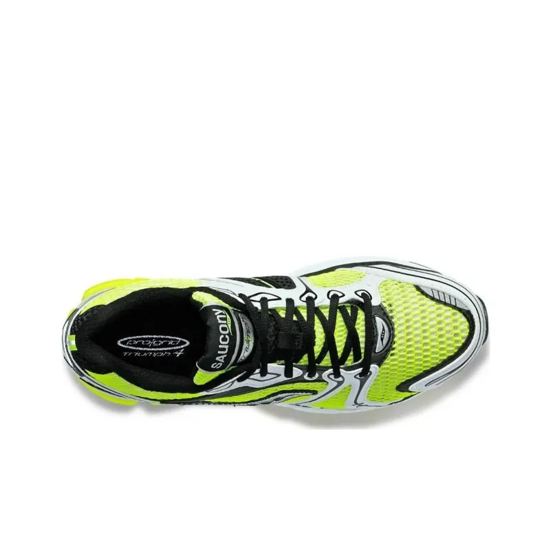 Saucony ProGrid Triumph 4 Yellow Silver-4