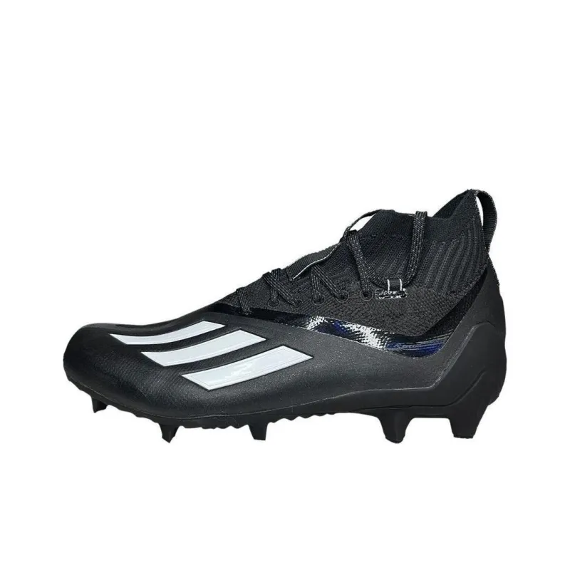 Adidas Adizero Primeknit Cleats Cushioning Wear-Resistant Soccer Shoes Men's Black White-0