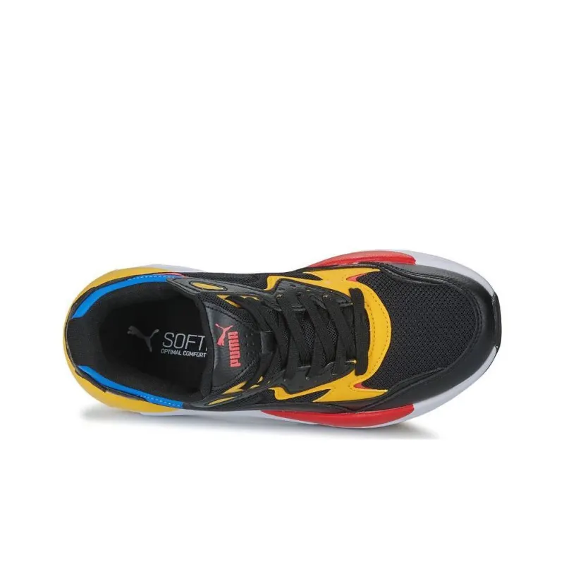 PUMA X Ray Speed Abrasion Resistant Breathable Low Top Running Shoes Unisex Black Yellow-4