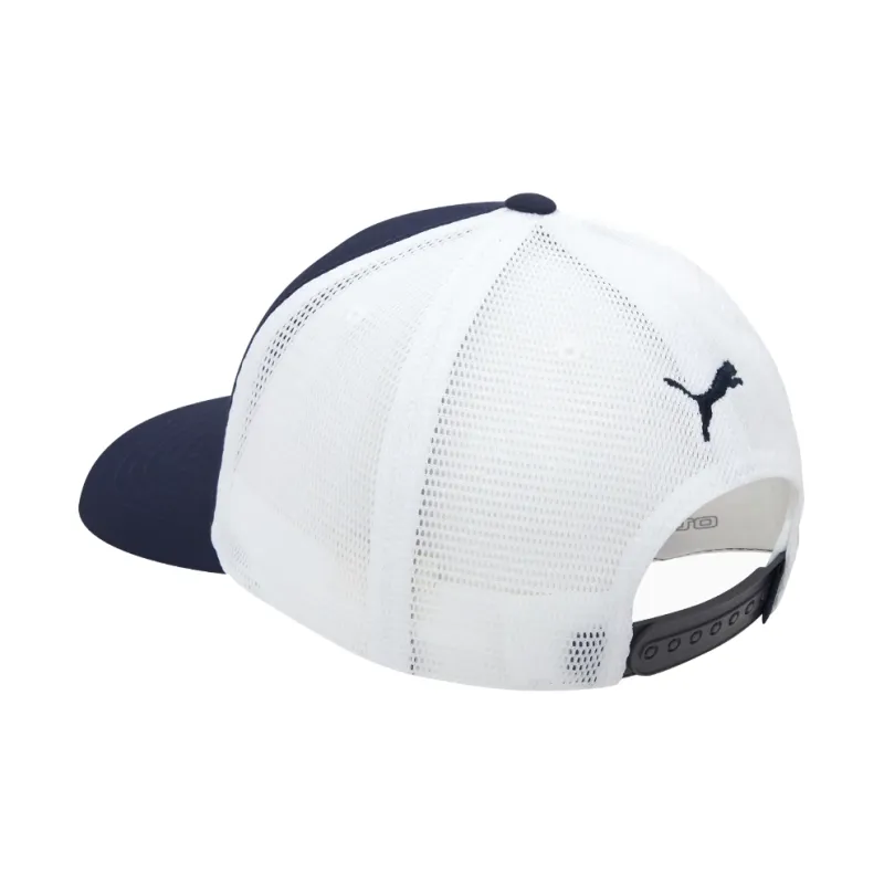 PUMA Polyester Elastane Cotton Baseball Caps Men's Navy Blue-2