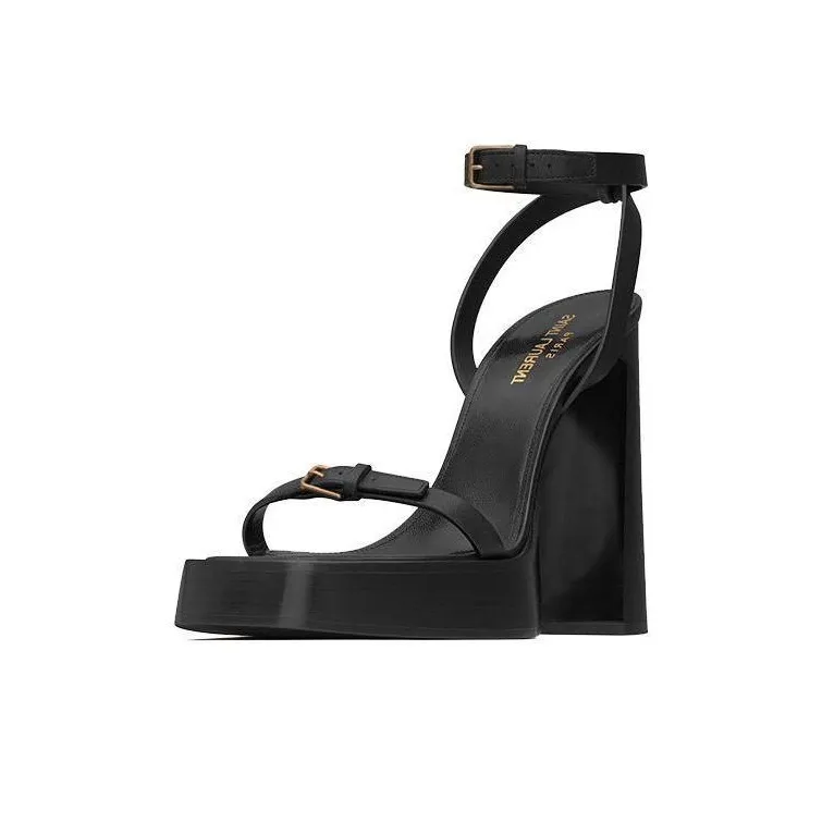 SAINT LAURENT Platz 105mm Platform Sandals-2