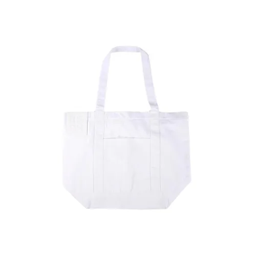RAF SIMONS Cotton Tote Bag Shopping Bag Shoulder Bag Handbag Women's White