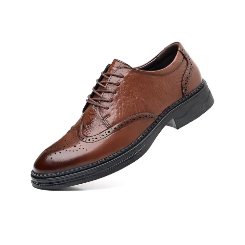 PAMATE Dress Shoes Men Low-Top