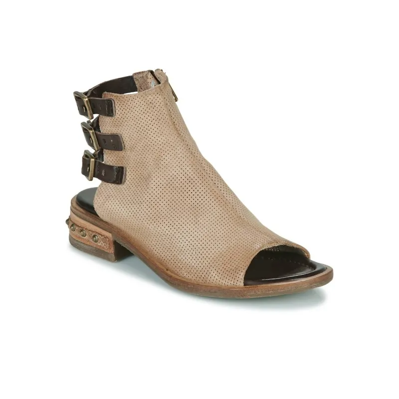 AirStep One Strap Sandals 4cm Women's Beige-1