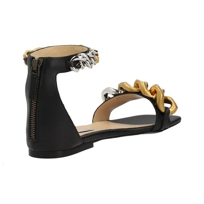 Stella McCartney Fallabella Chain-trim Sandals-3