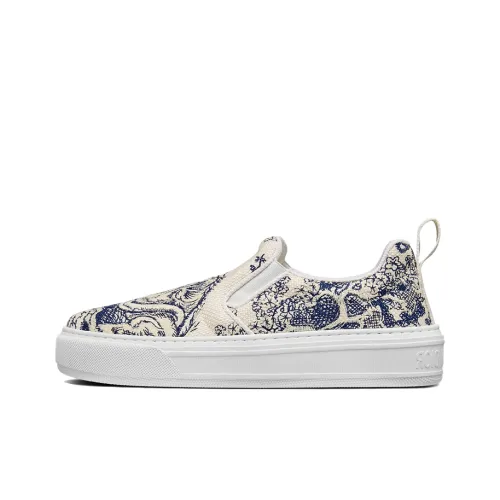 DIOR Wmns Solar Sneakers Blue/White Female Skate shoes