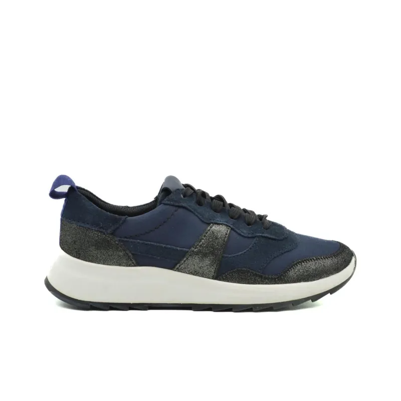 Clarks Low Top Casual Shoes Women's Dark Blue-1