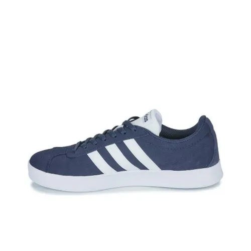 Adidas VL Court 2.0 Skateboard Shoes Women's Low-Top Blue