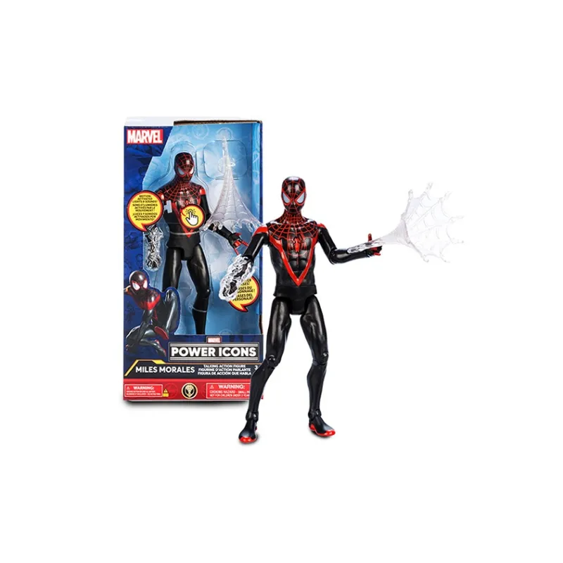 Disney x MARVEL Spider Man Myles Morales Action Figures 24cm-1