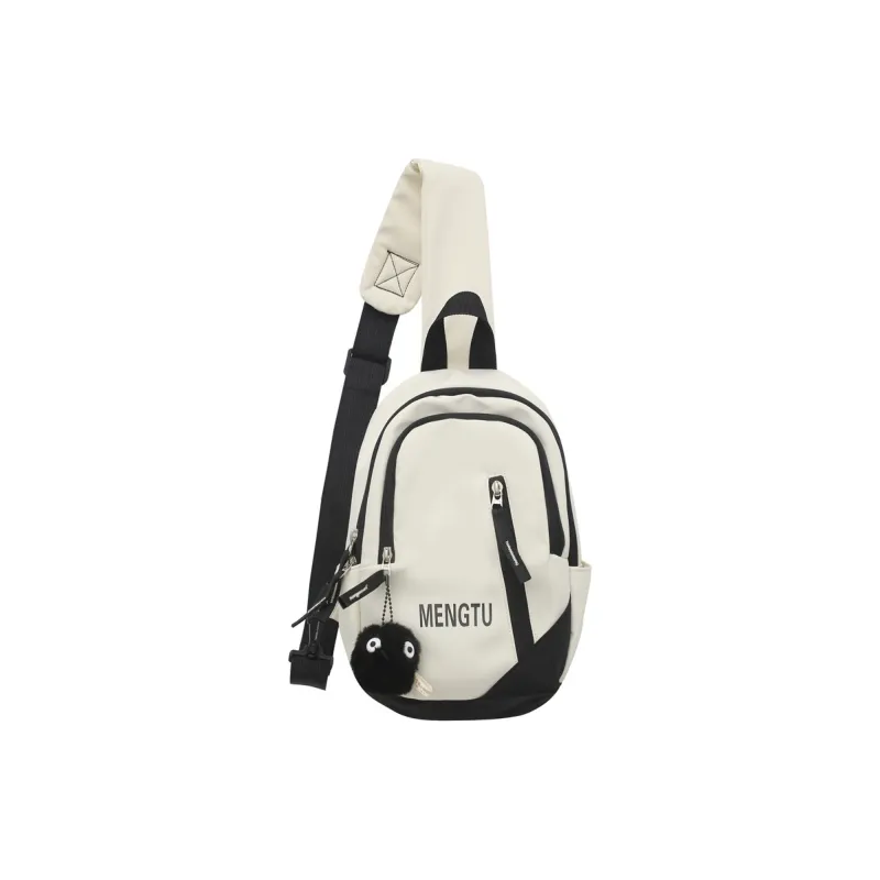 TANGCOOL Nylon Shoulder Bag Crossbody Bag Sling Bags Regular Unisex Black & White & Gray & Green-7