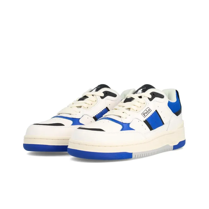 Polo Ralph Lauren Low Top Skateboard Shoes Men's White-2