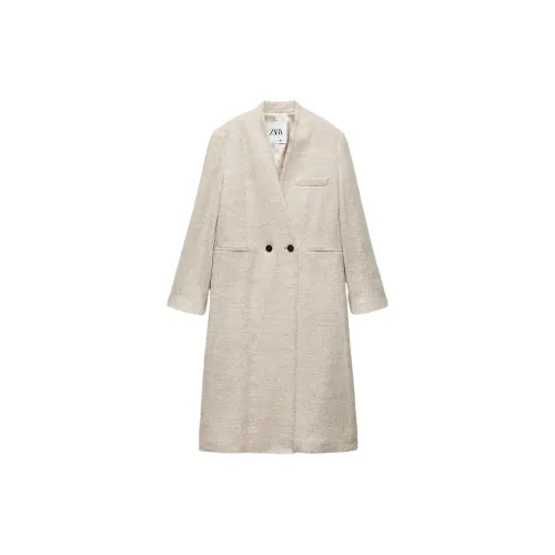 ZARA Coats Women's Gray