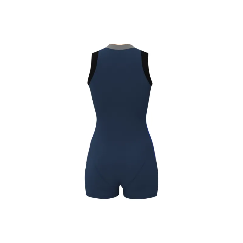 TOSWIM One piece Swimsuit Women's Blue Sea Route-1