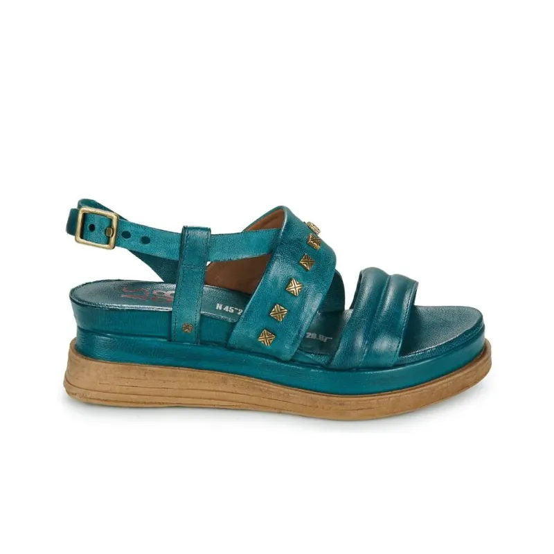 AirStep One Strap Sandals Women's Blue-6