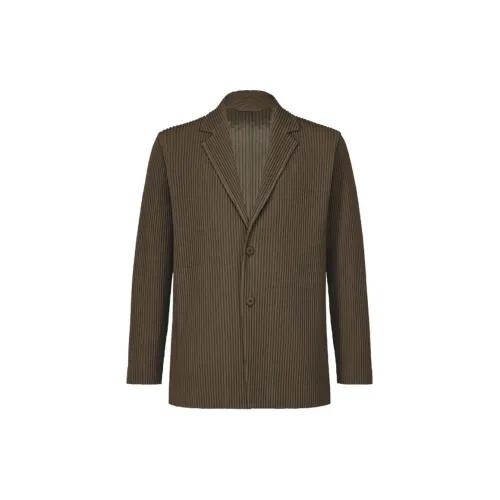 ISSEY MIYAKE Business Suits Men Brown