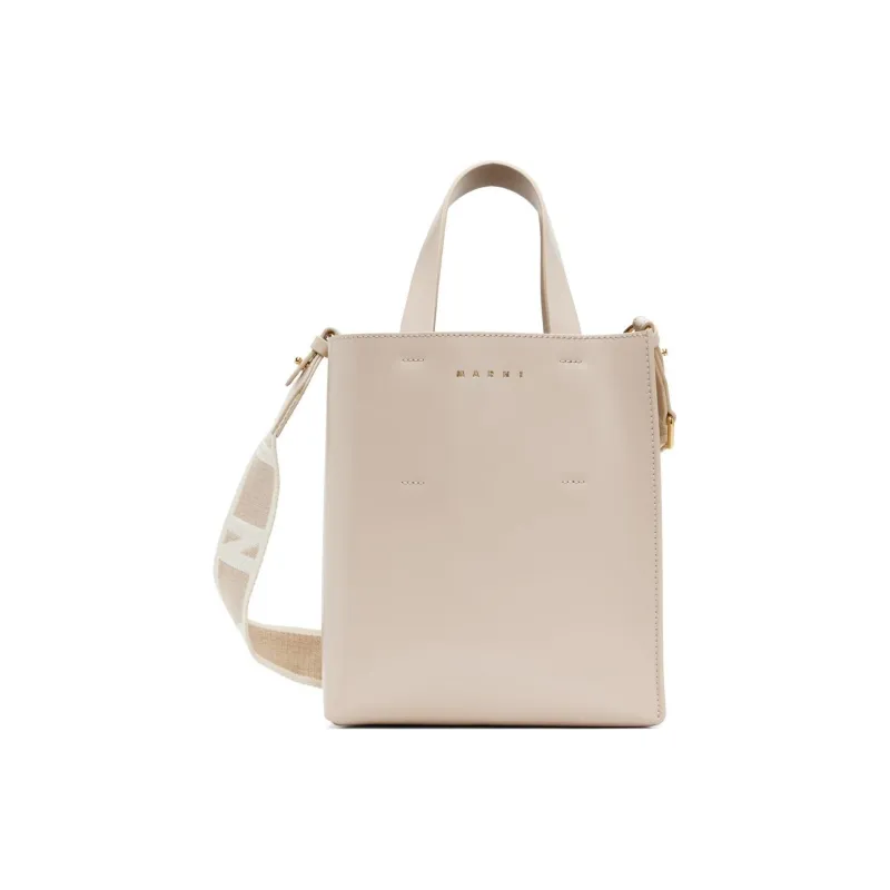 MARNI Logo Printed Drawstring Tote Bag-0