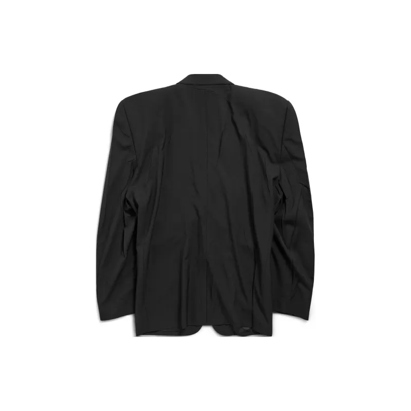 Balenciaga SS24 Business Suit Coat Loose Fit Women's Black-1