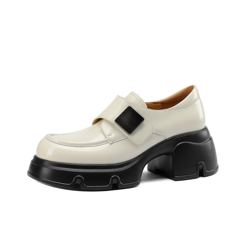 D FUSE SCANDINAVIA Small Leather Slip on Fashion Unlined Shoes For Women's Loafers Women's-1