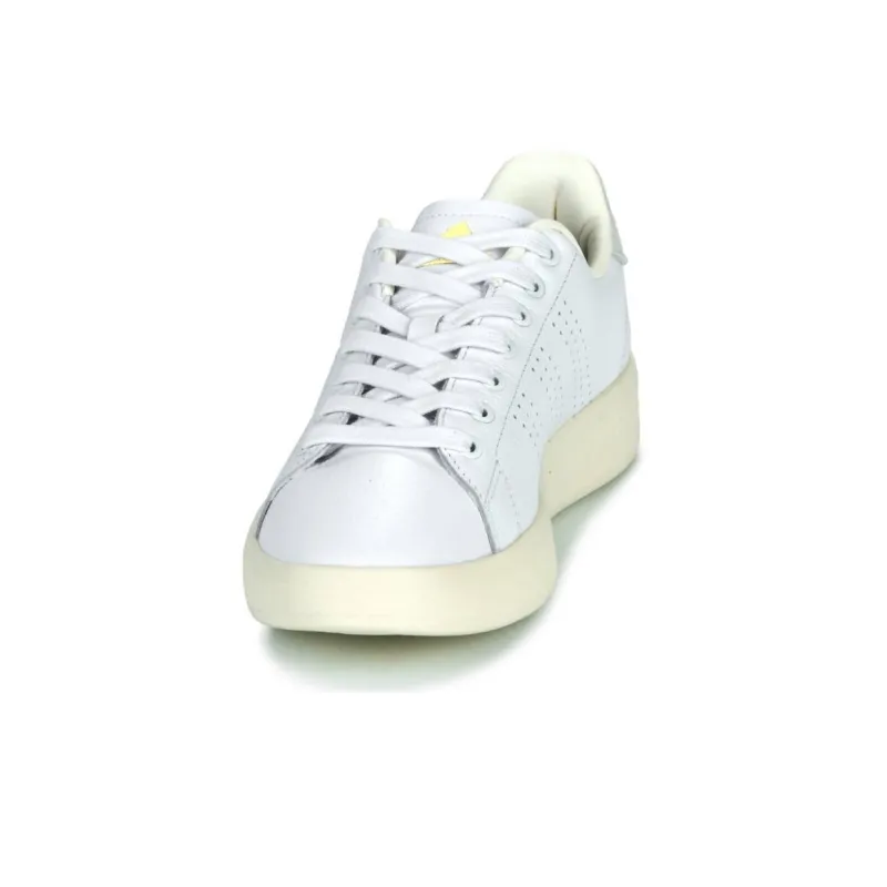 Adidas ADVANTAGE PREMIUM Durable Breathable Low Top Skateboard Shoes Women's White-2