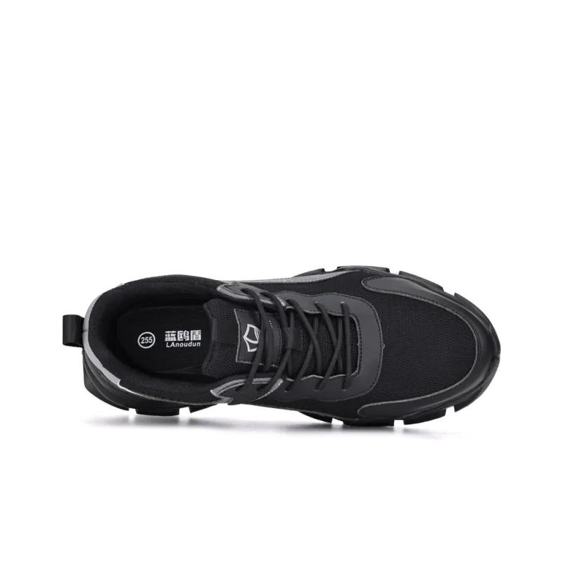 Blue Gull Shield Lightweight Rebound Low Top Outdoor Shoes Unisex Gray-3
