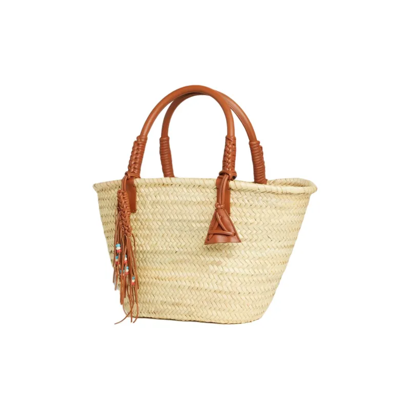 Alanui Large Icon Palm Leaf Tote Bag-1