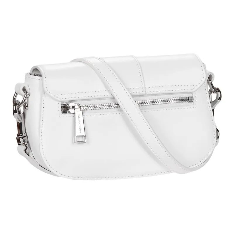 Lancaster Cow Leather Shoulder Bag Women's White-4