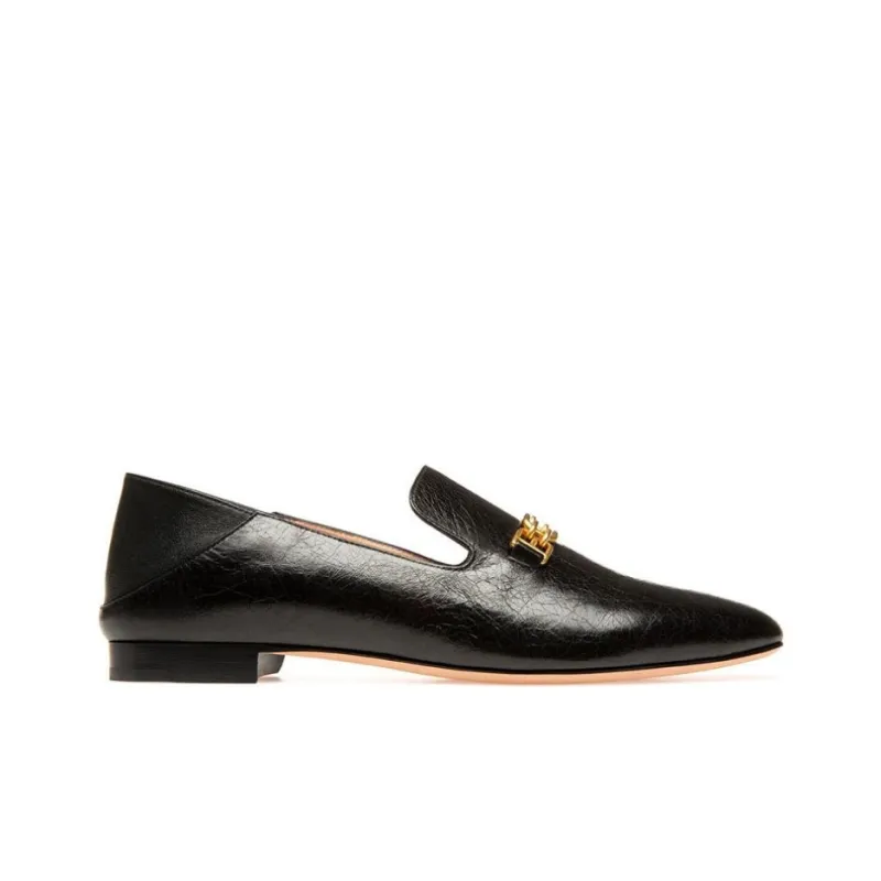 BALLY Darcie Loafers Women's Black-1