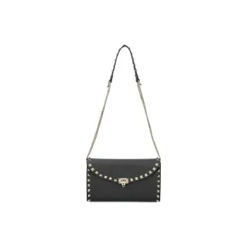 Valentino Garavani Rockstud Foldover Top Crossbody Bag
