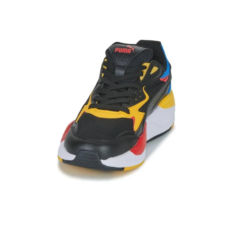 PUMA X Ray Speed Abrasion Resistant Breathable Low Top Running Shoes Unisex Black Yellow-2