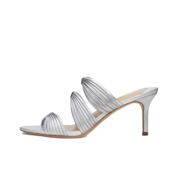 Polo Ralph Lauren Slide Slippers Women's Silver
