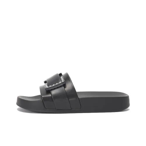 SERGIO ROSSI Slide Slippers Women's Black