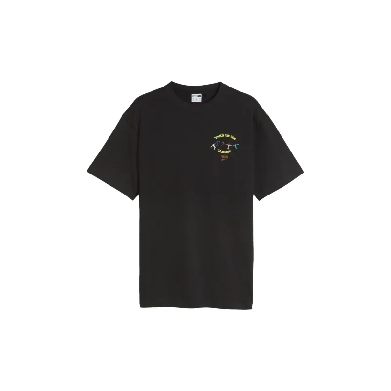 PUMA Downtown GRAPHIC TEE T Shirt Men's Black-1