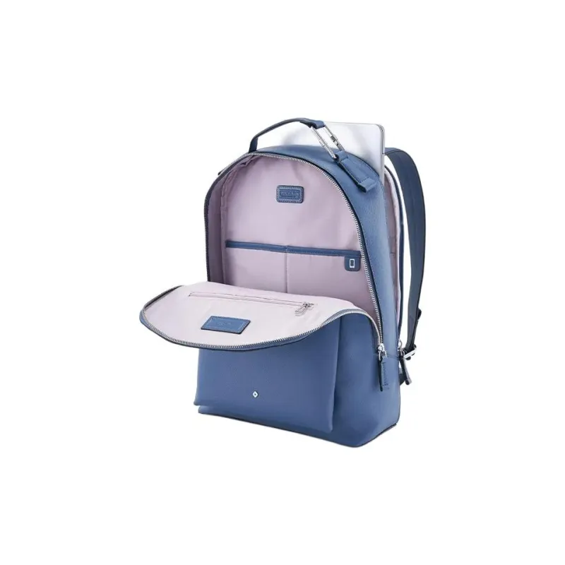 SAMSONITE Synthetic Leather Backpack Women's Blue-4