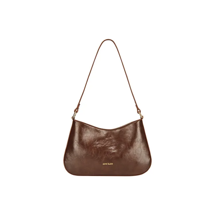 JANE KLAIN Synthetic Leather Shoulder Bag Crossbody Bag Regular Women's Brown/Black/Coffee-5