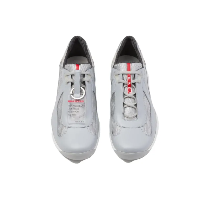 PRADA America's Cup Logo-patch Sneakers-4