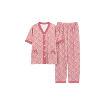 Pretty Lady Pajama Set Women's Peach Pink
