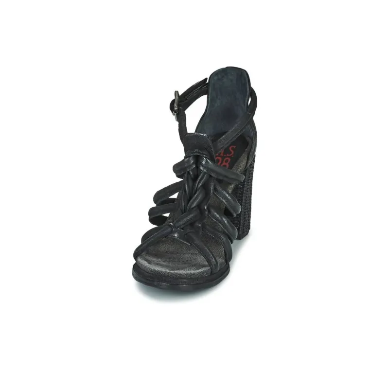 AirStep Roman Sandals Women's Black-5