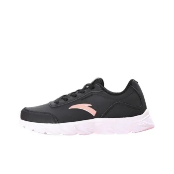Anta Running Collection Wear resistant And Waterproof Low Top Running Shoes Women's Black White