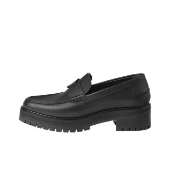 HERMES Loafers Women's Black