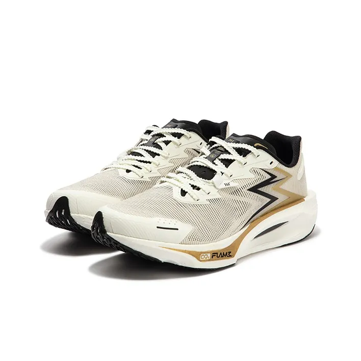 361° Speed 3 PRO Cushioning, Wear Resistant Low Top Training Running Shoes Unisex White Black-2