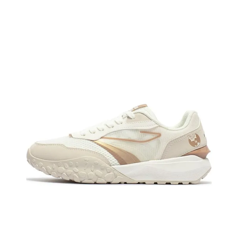 361° Cushioning Wear-Resistant Low-Top Casual Shoes Women's Ecru-0